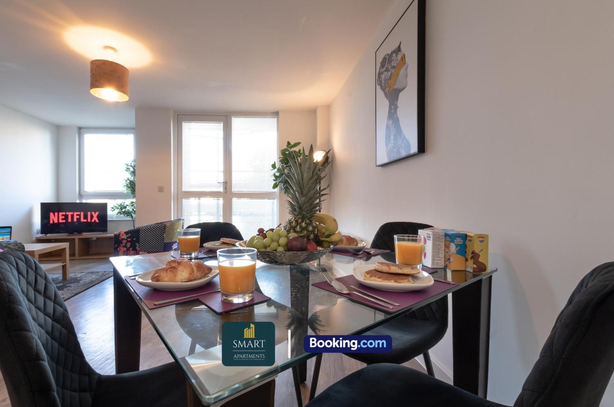 Spacious City Center Apartment By Smart Apartments Short Lets & Serviced Accommodation Apartment Southampton With Free Wifi Exterior foto